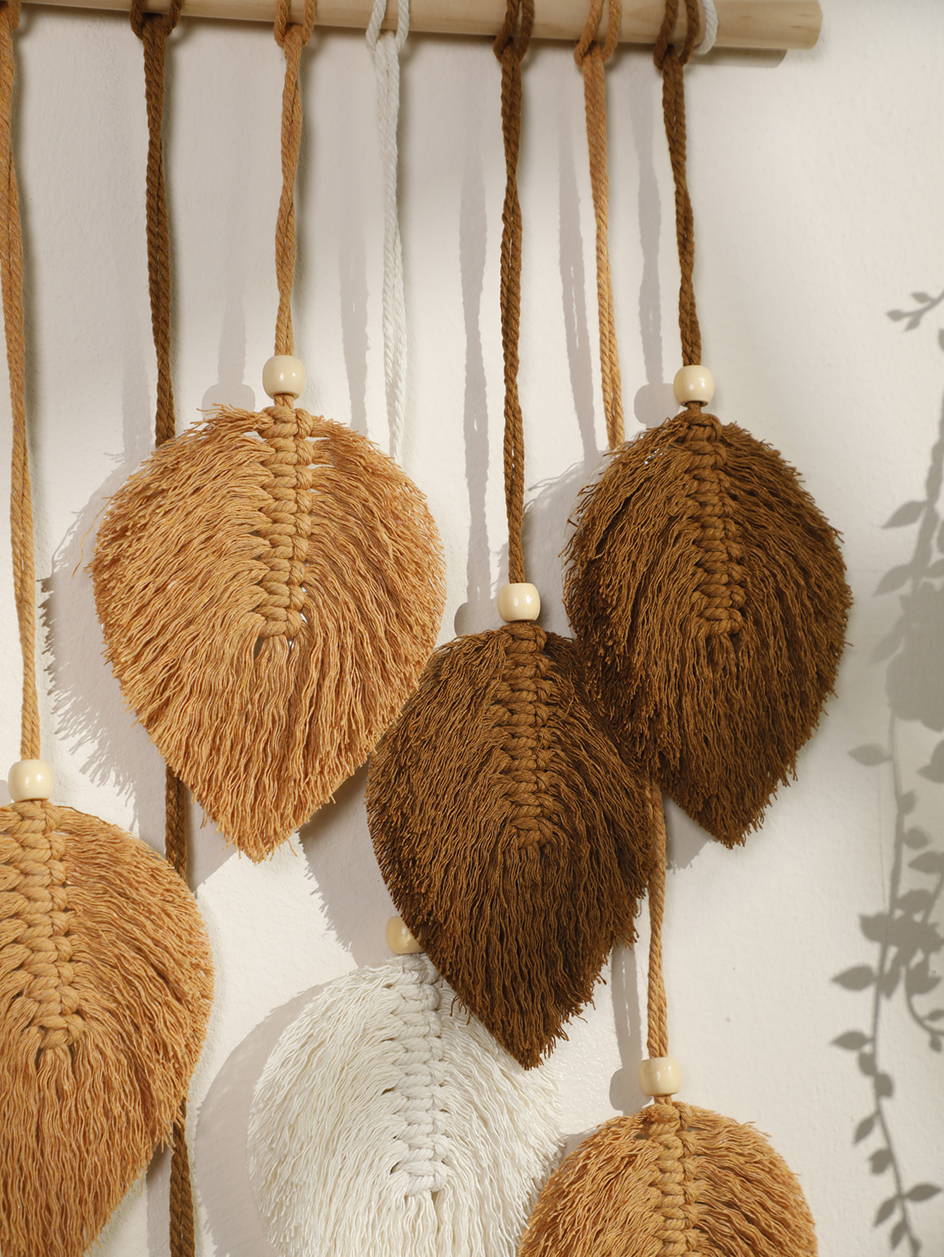 Leaf Macrame Tapestry Brown Gr - Home Decor Under 100 avis et prix