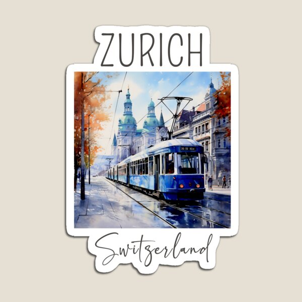 A Watercolor Design Of Zurich  - Home Decor Zurich avis et prix