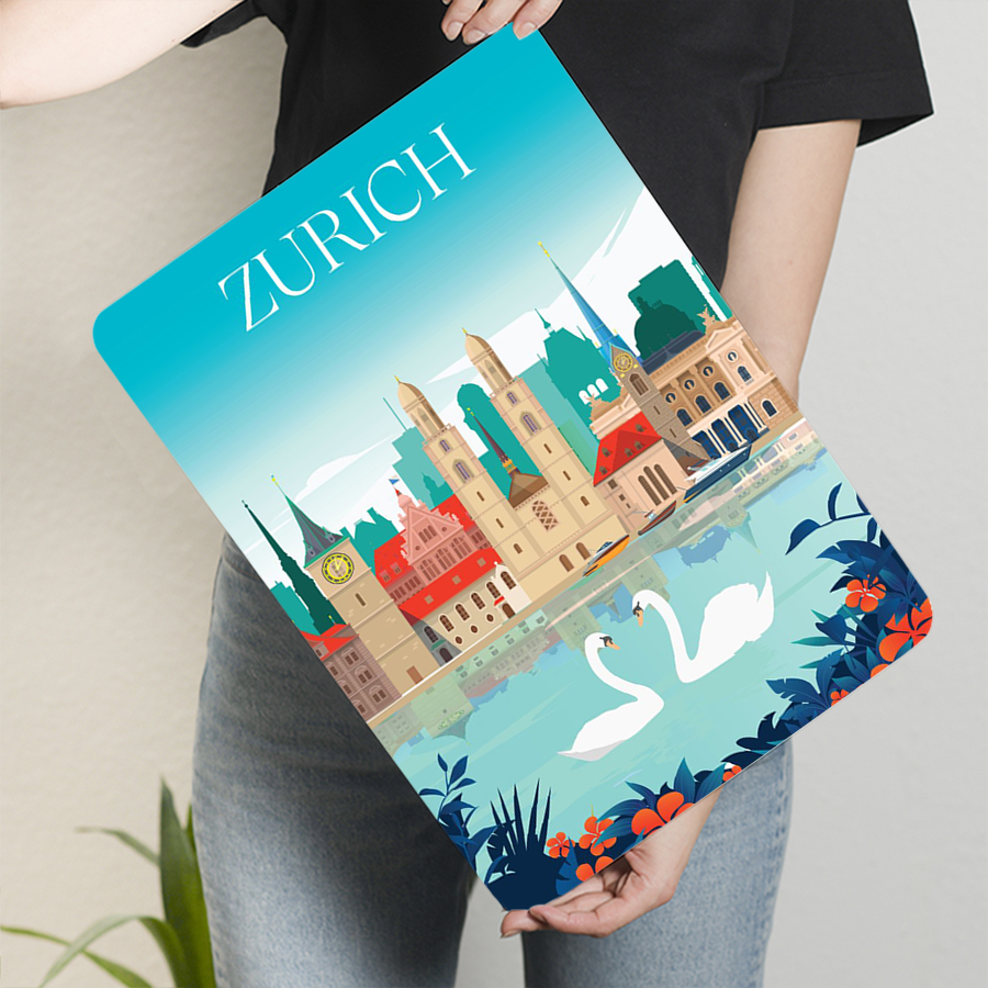Zurich City Skyline with Lake  - Home Decor Zurich avis et prix