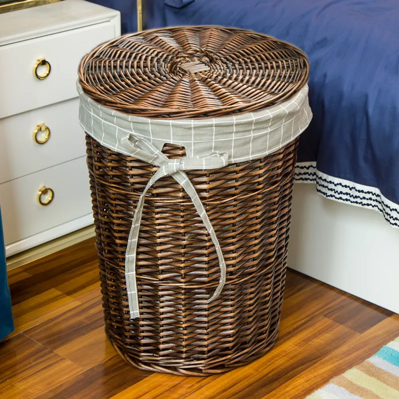 Rattan Hamper Stylish Laundry  - Home Decor Hampers avis et prix