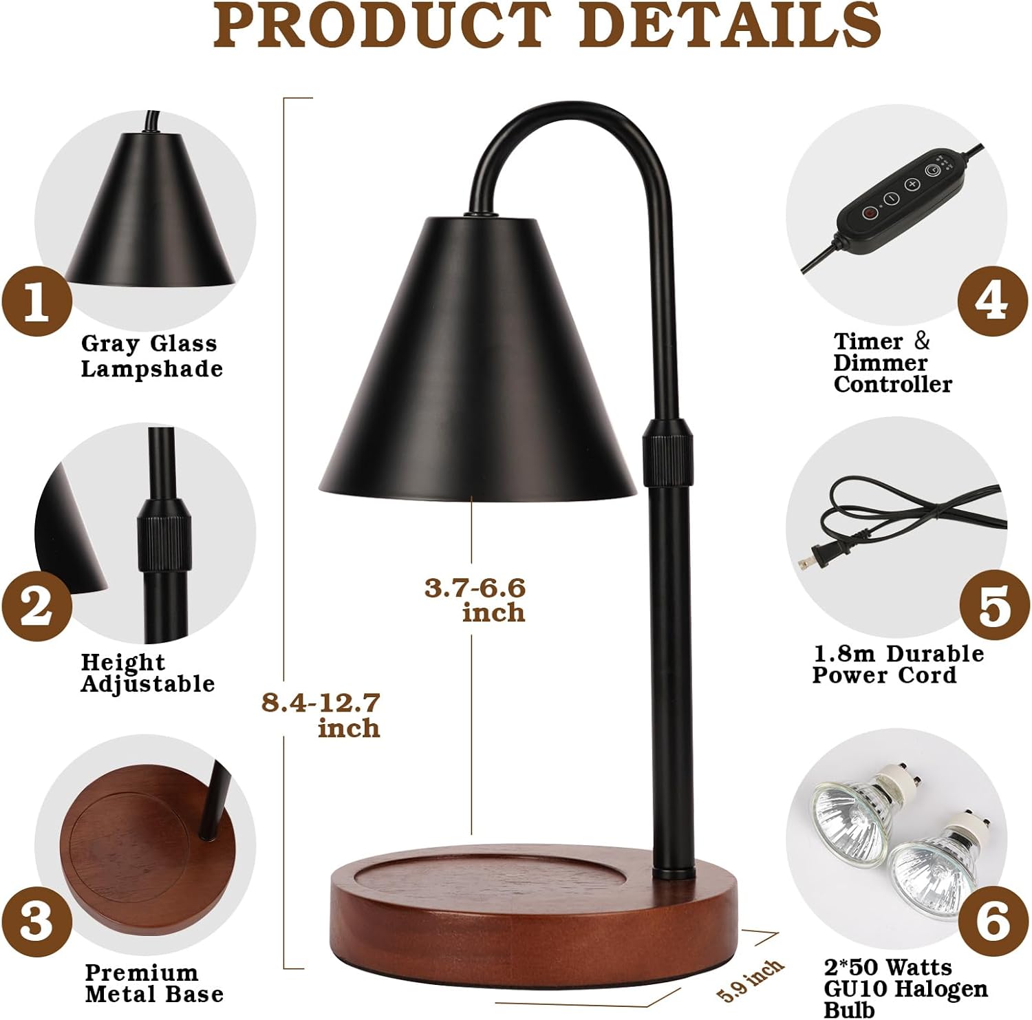 Candle Warmer Lamp with Timer  - Home Decor Free Images avis et prix