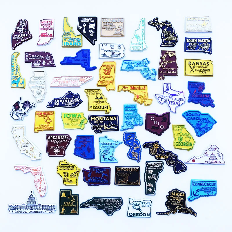 U.S. States Refrigerator Magne - Home Decor New York avis et prix