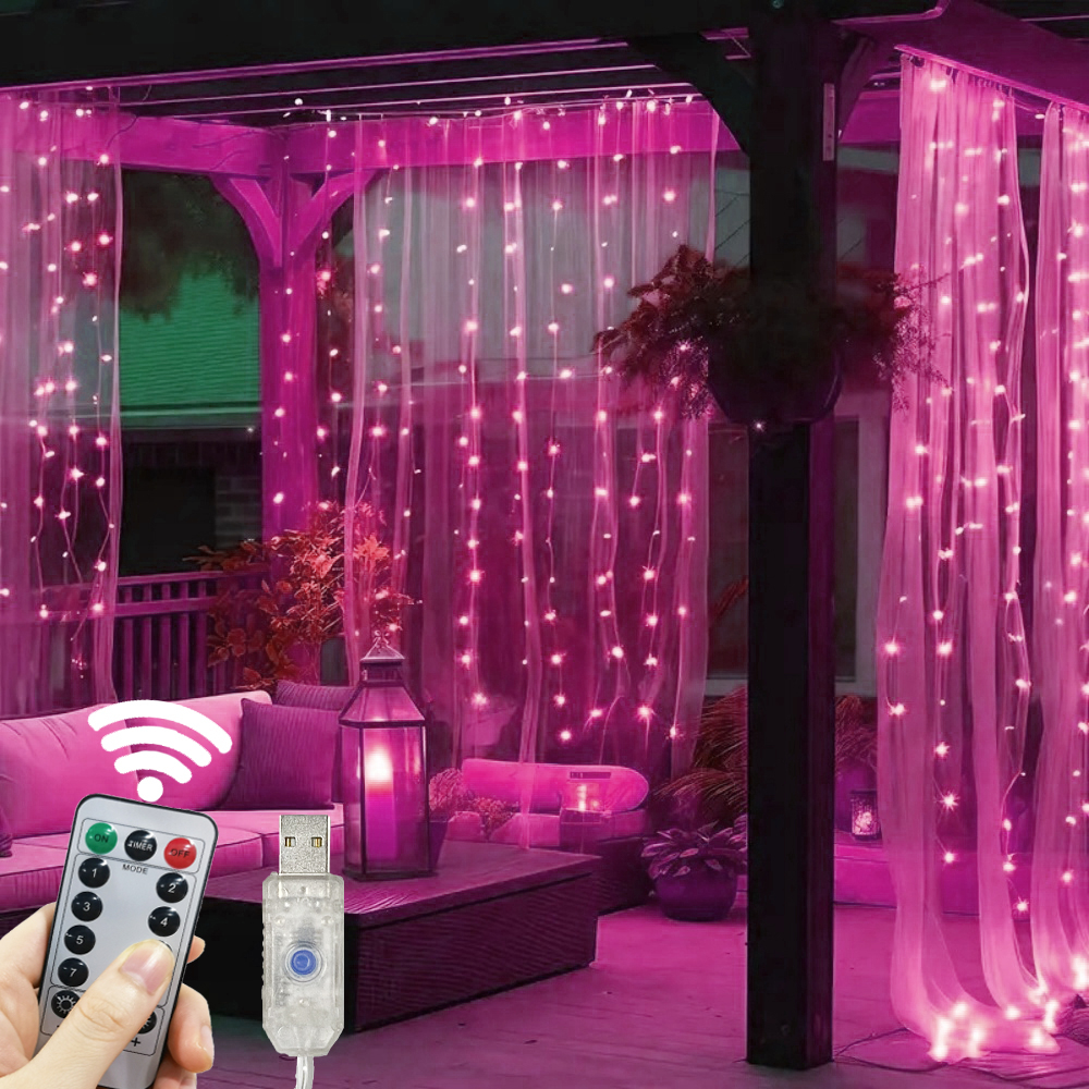LED Curtain String Lights Garl - String Curtain Light avis et prix