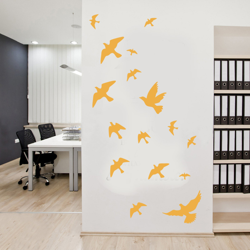 12Pcs/set Bird Wall Stickers H - Home Decor Vinyl Flooring avis et prix