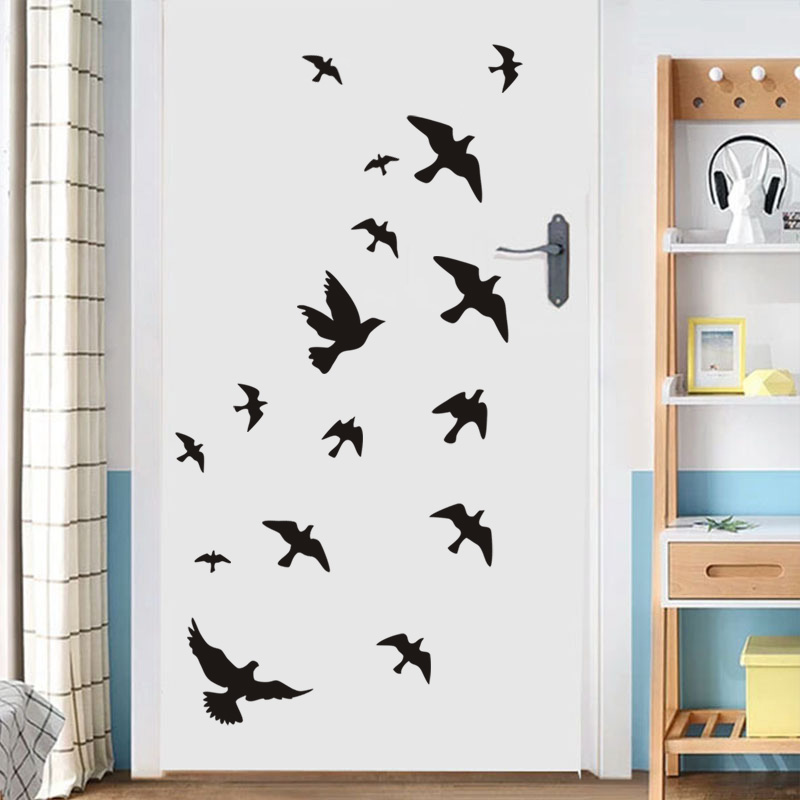 12Pcs/set Bird Wall Stickers H - Home Decor Vinyl Flooring avis et prix