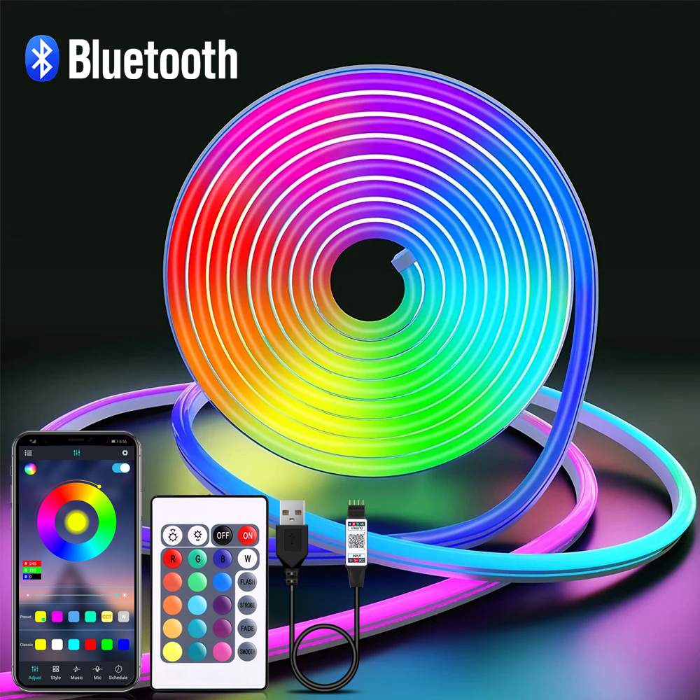 5V USB RGB Neon LED Strip Wate - Home Decor App Free avis et prix