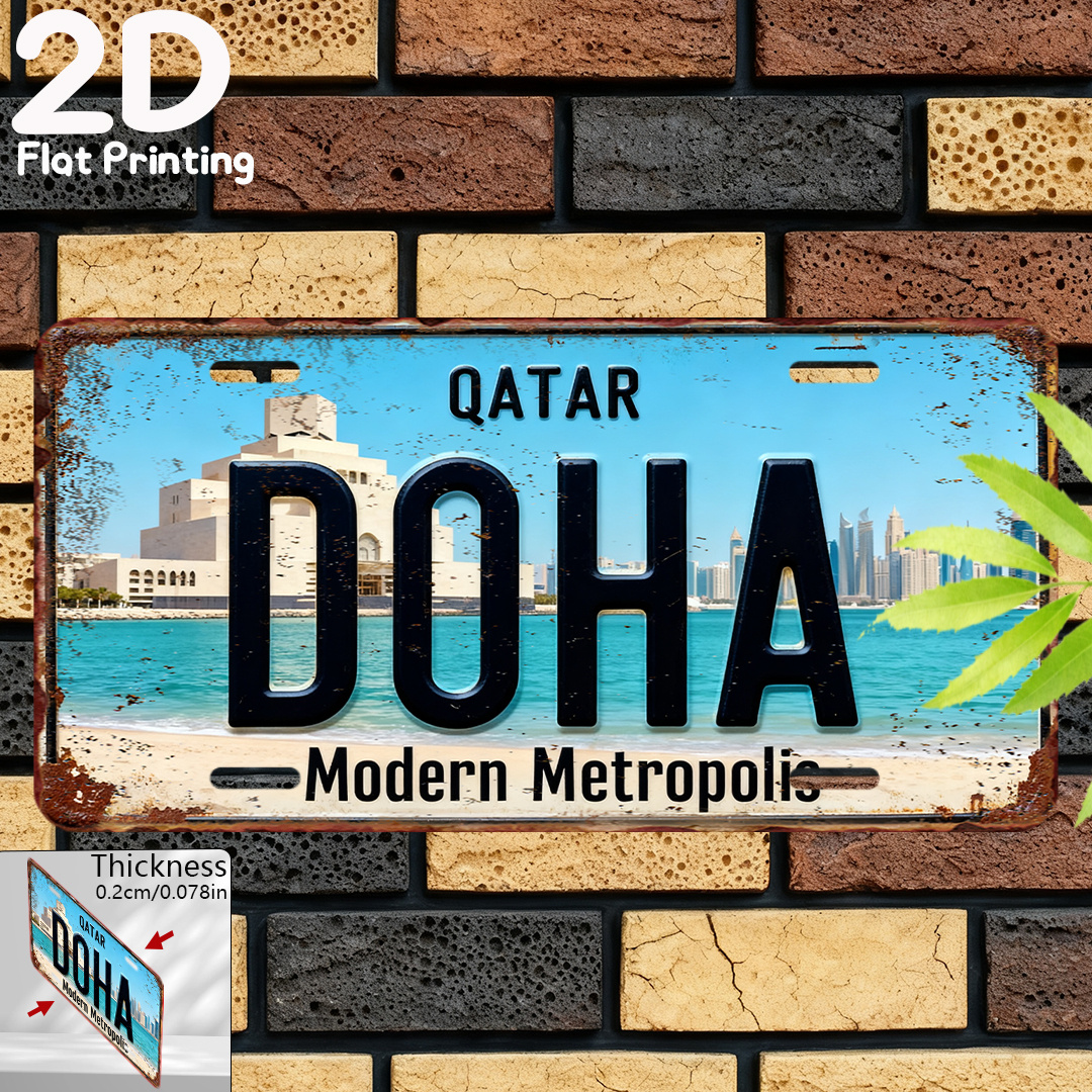 D  Vintage Sign, Decorative Pl - Home Decor Qatar avis et prix