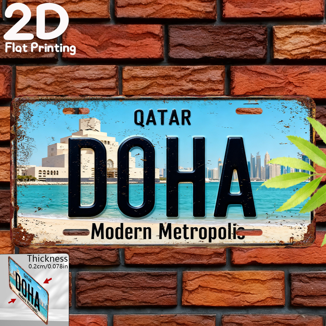 D  Vintage Sign, Decorative Pl - Home Decor Qatar avis et prix