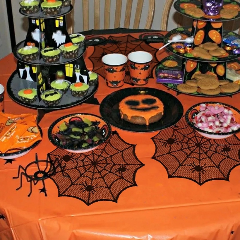 2/4Pcs Halloween Spider Web La - Home Decor Store avis et prix
