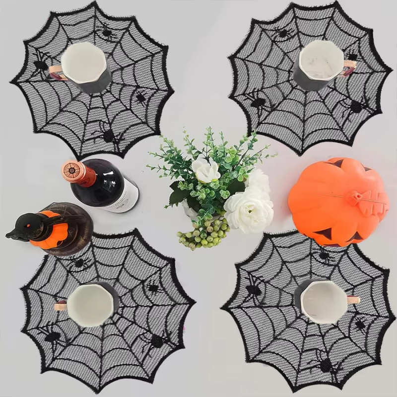 2/4Pcs Halloween Spider Web La - Home Decor Store avis et prix