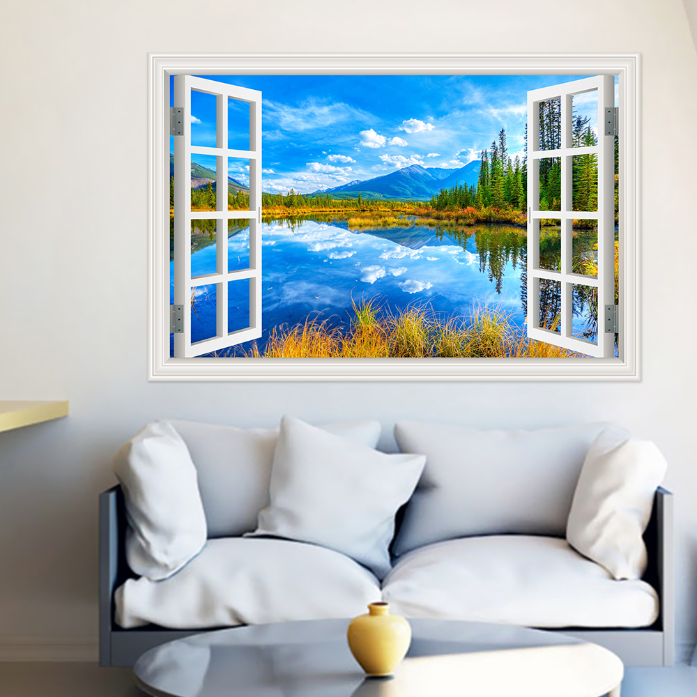 Modern 3D Large Landscape Wall - Home Decor Vinyl Flooring avis et prix