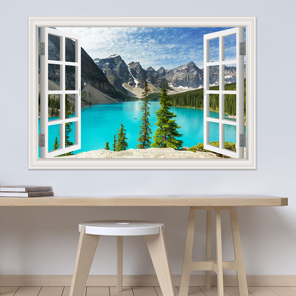 Modern 3D Large Landscape Wall - Home Decor Vinyl Flooring avis et prix