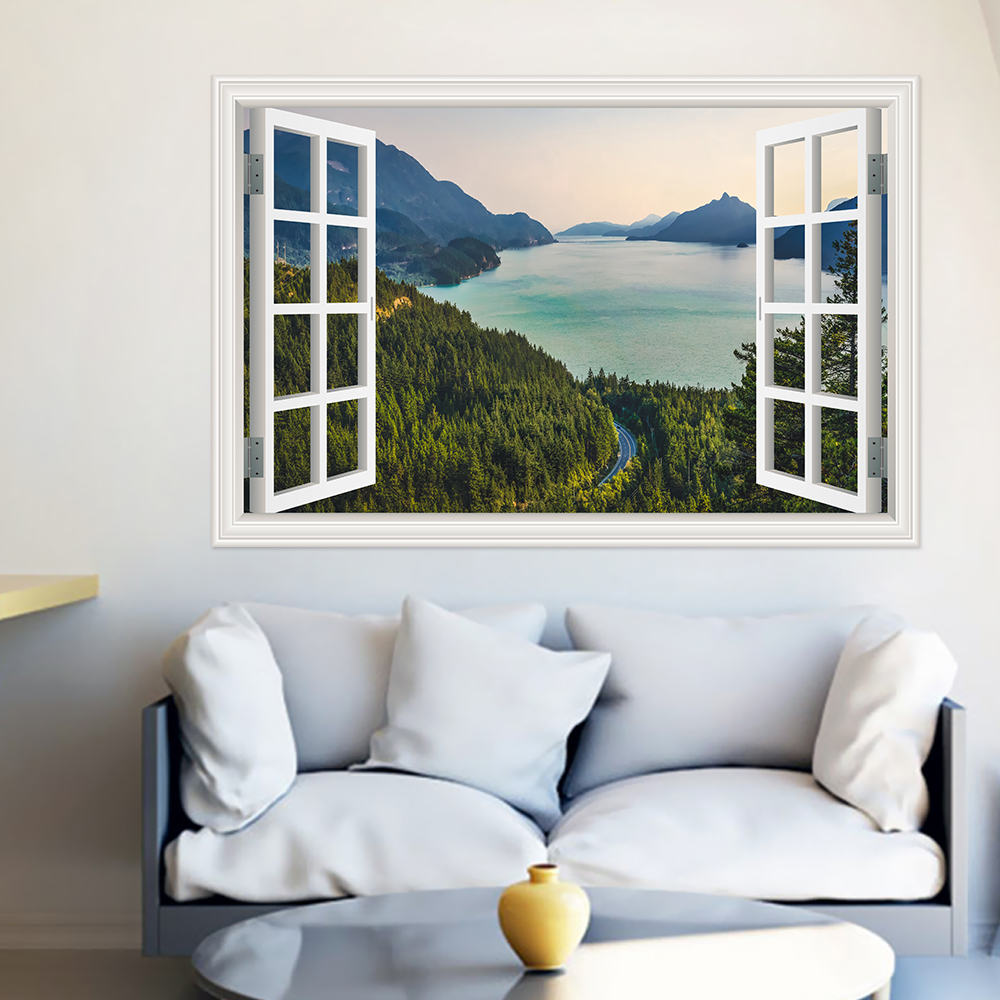 Modern 3D Large Landscape Wall - Home Decor Vinyl Flooring avis et prix