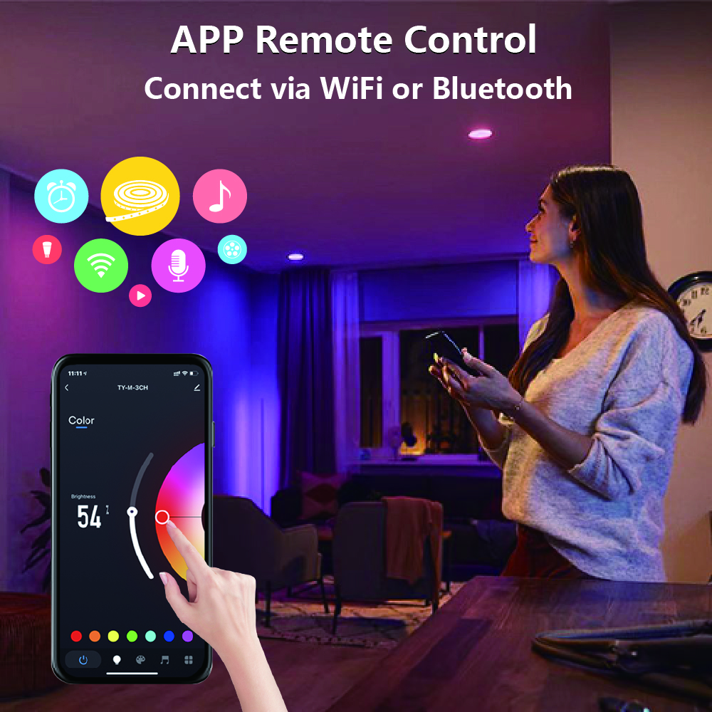 Zigbee Smart RGB LED Light Con - Home Decor App Free avis et prix