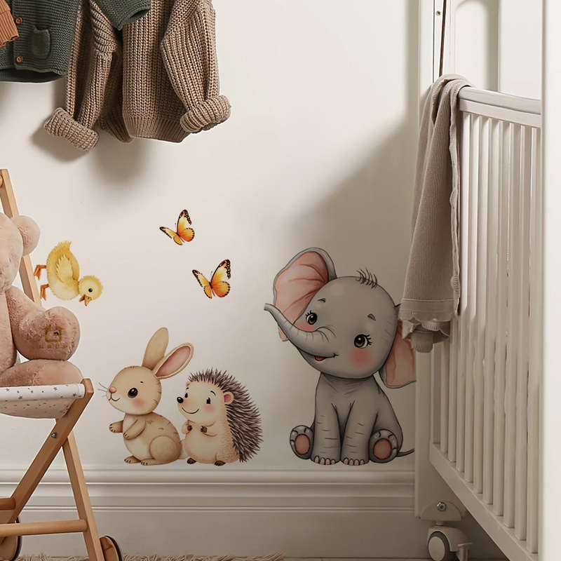 Cartoon Animal Wall Sticker -  - Flooring Home Decor avis et prix