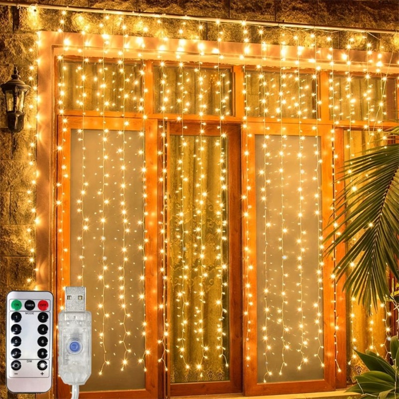 3/4/6m LED Curtain String Ligh - String Curtain Light avis et prix