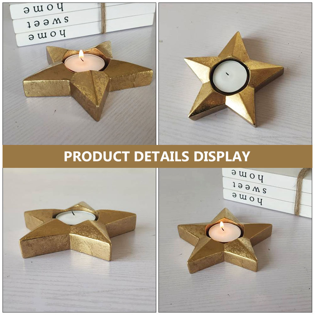 2Pcs Resin Craft Candlesticks  - Home Decor Ramadan avis et prix