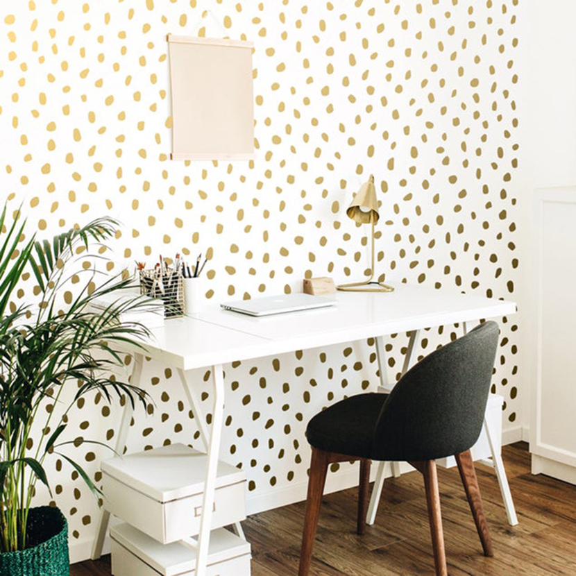 140 Pcs Polka Dots Nordic Wall - Home Decor Vinyl Flooring avis et prix
