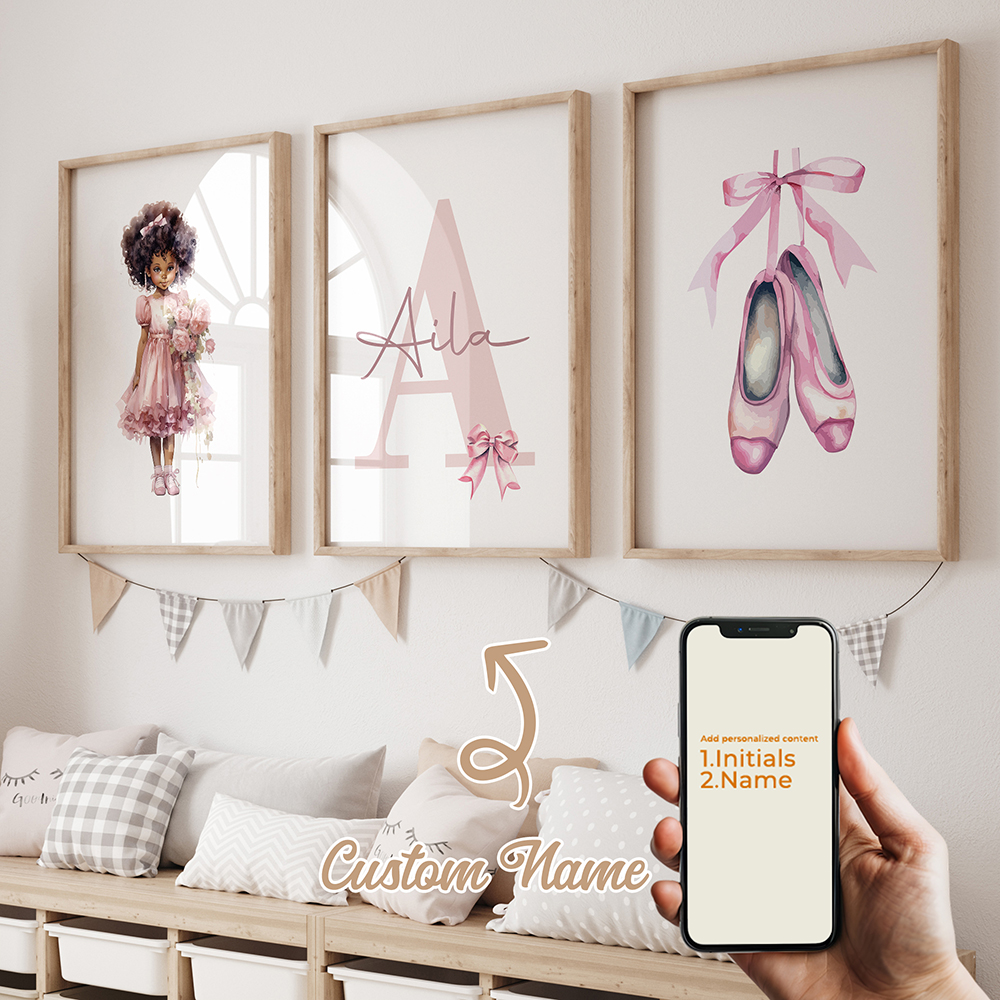 3pcs Personalized Custom Name  - Home Decor Aesthetic avis et prix