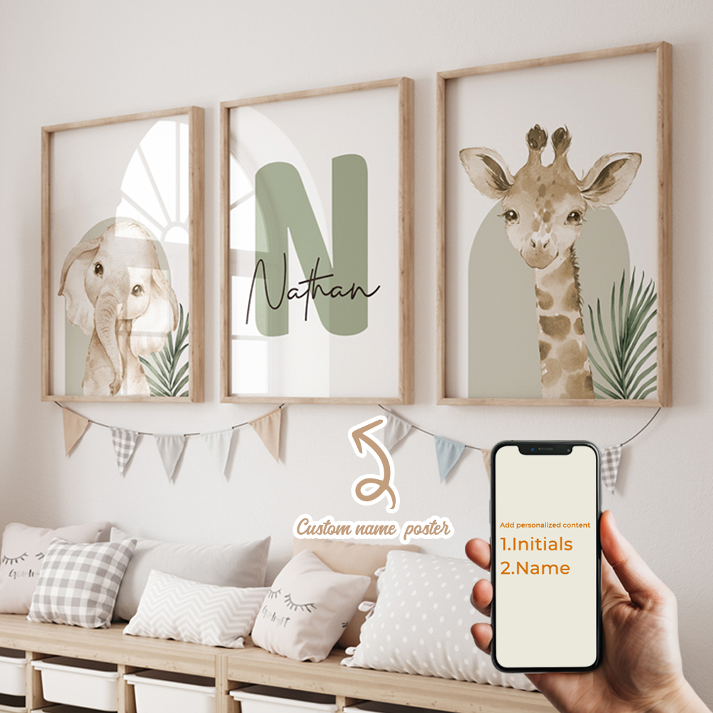 3pcs Personalized Custom Name  - Home Decor Aesthetic avis et prix