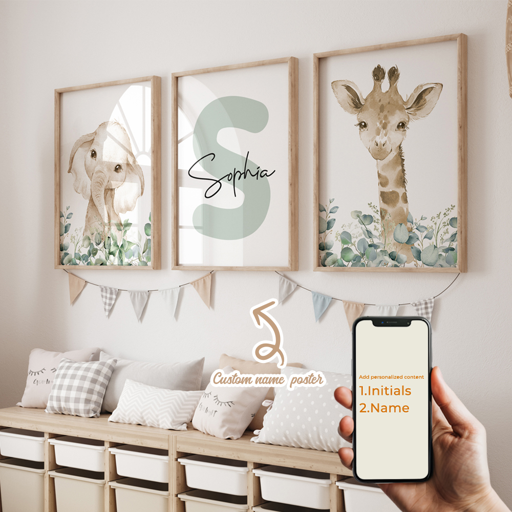 3pcs Personalized Custom Name  - Home Decor Aesthetic avis et prix