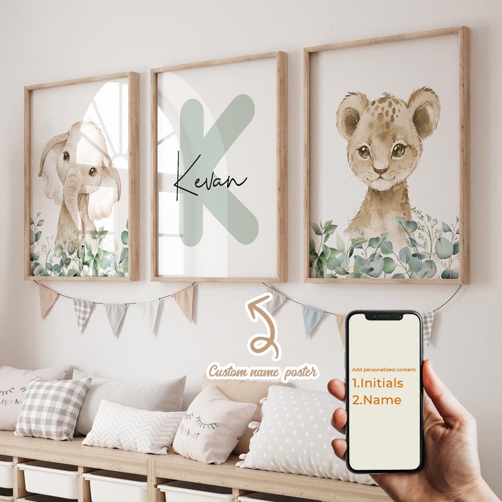 3pcs Personalized Custom Name  - Home Decor Aesthetic avis et prix