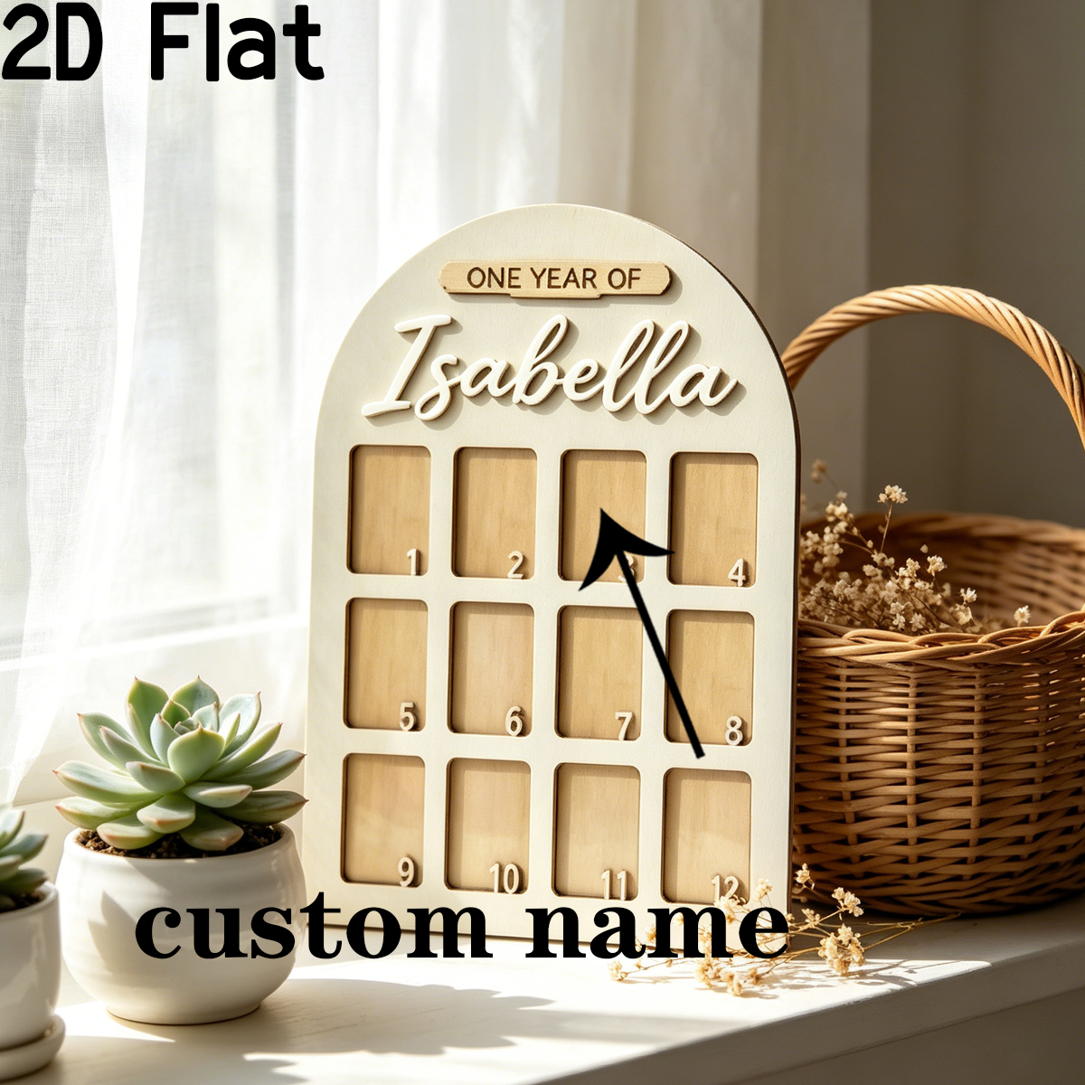 1Pc Custom Photo Record Board  - Home Decor Inspo avis et prix