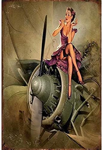 Vintage Tin Sign Military Pin  - Home Decor Store avis et prix