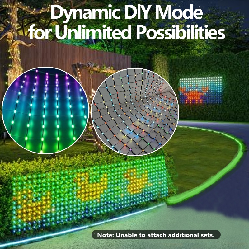RGB Mesh Lights LED String Wat - String Curtain Light avis et prix