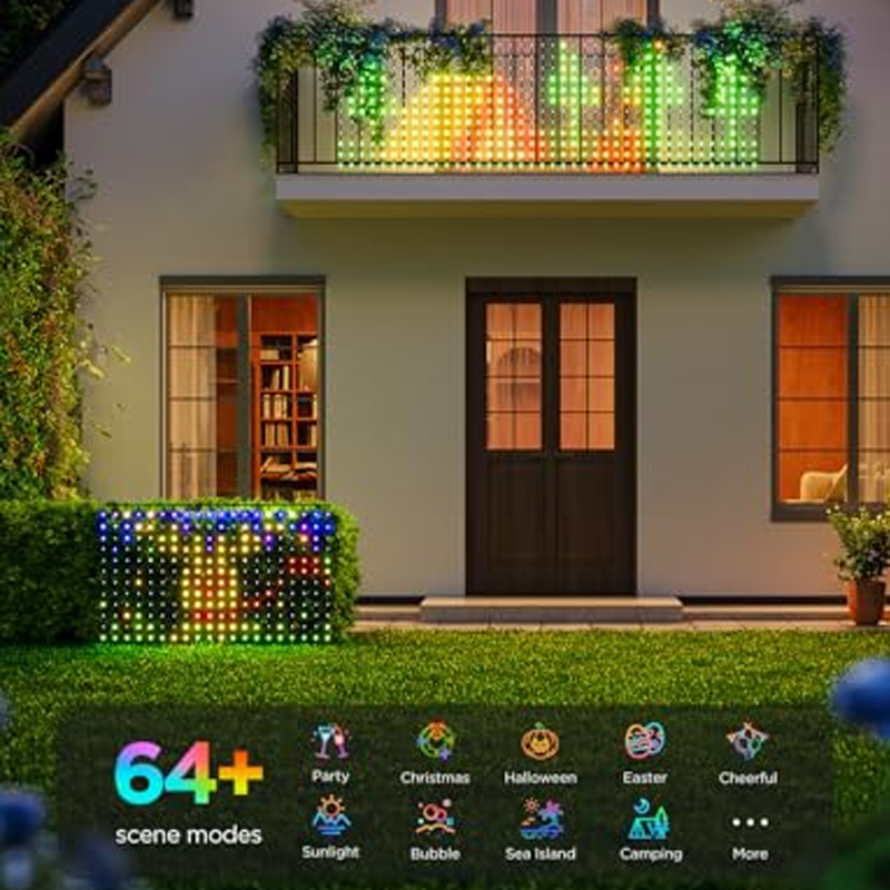 RGB Mesh Lights LED String Wat - String Curtain Light avis et prix