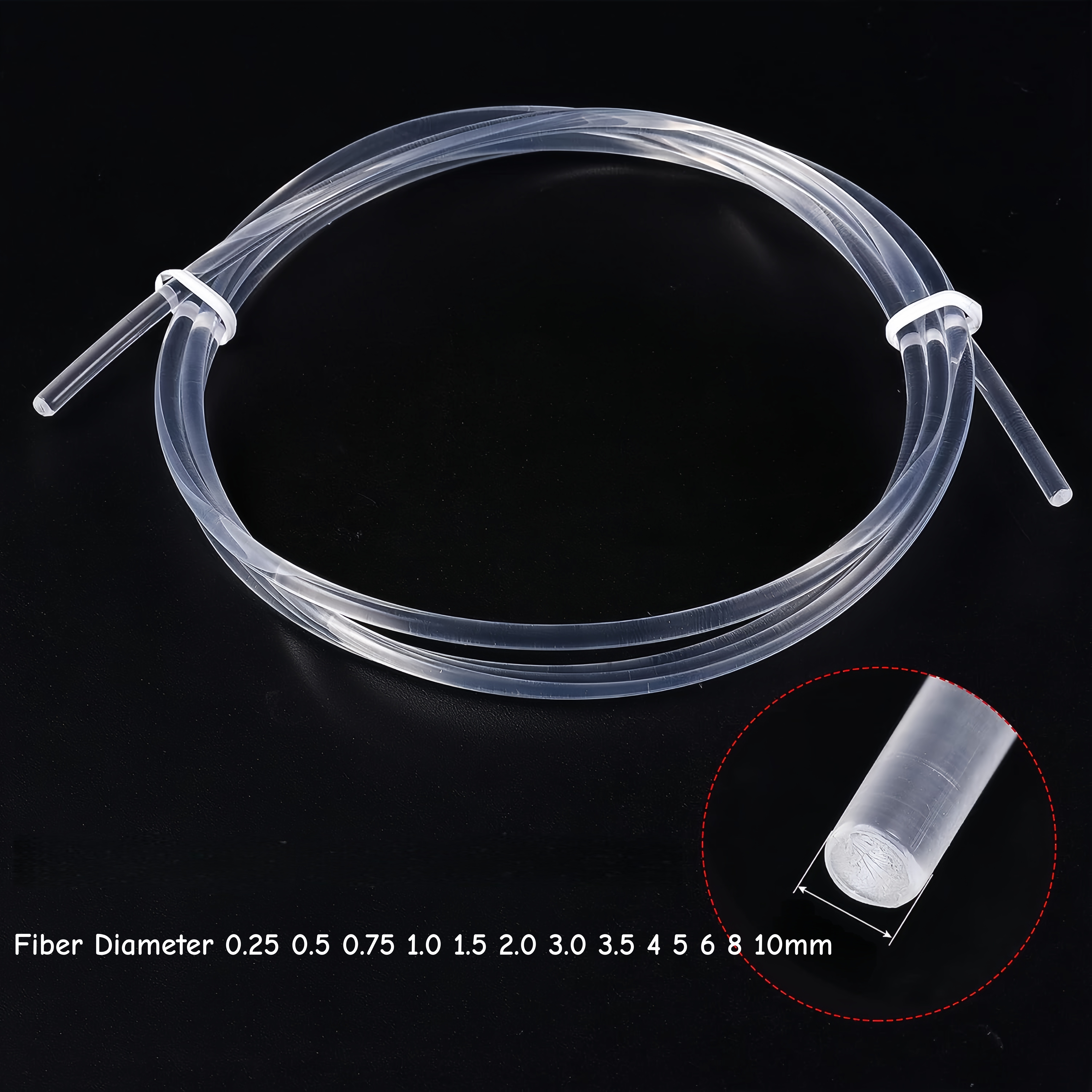 Dia.0.25mm~10.0mm Side Glow Fi - String Curtain Light avis et prix