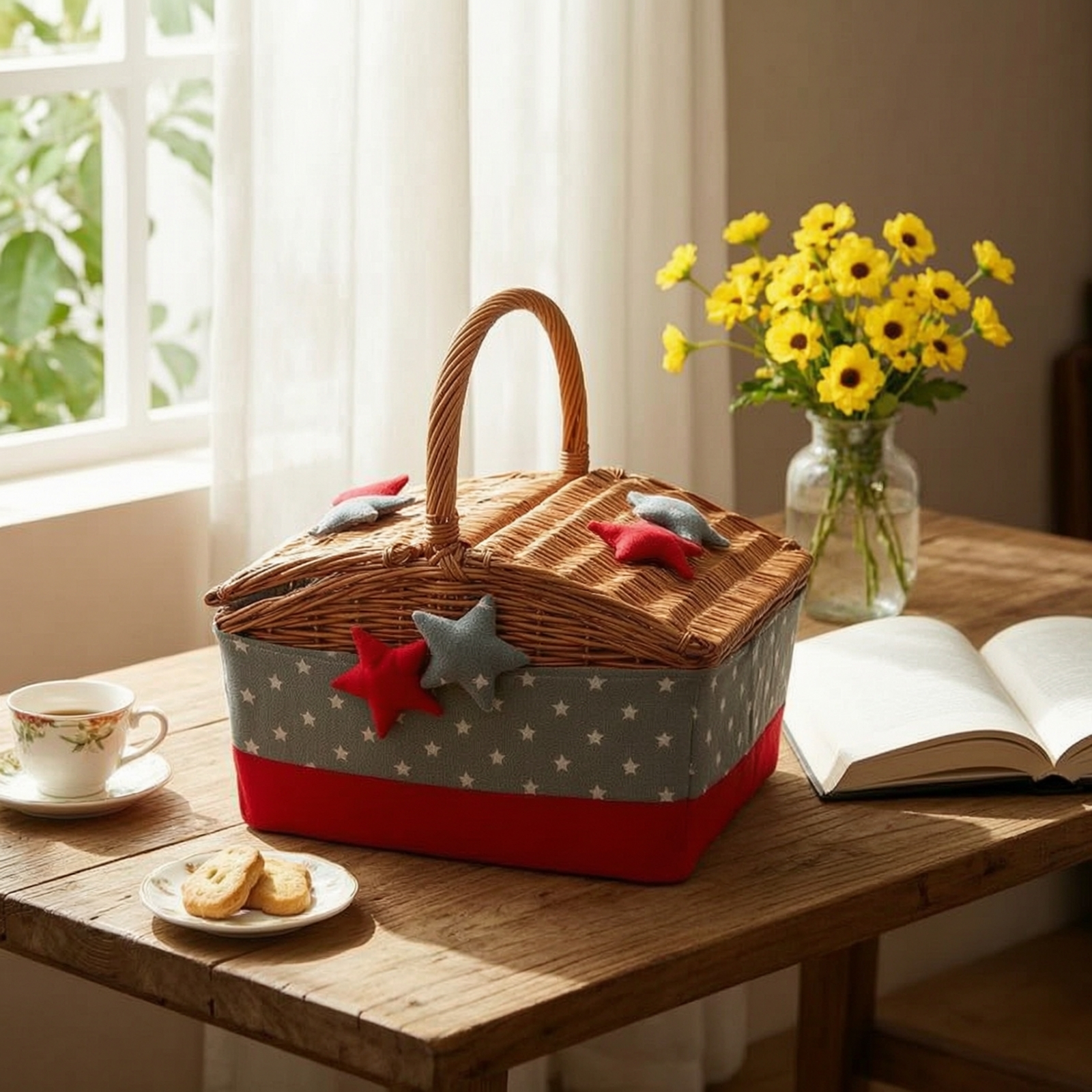 Handwoven Hamper with Handle D - Home Decor Hampers avis et prix