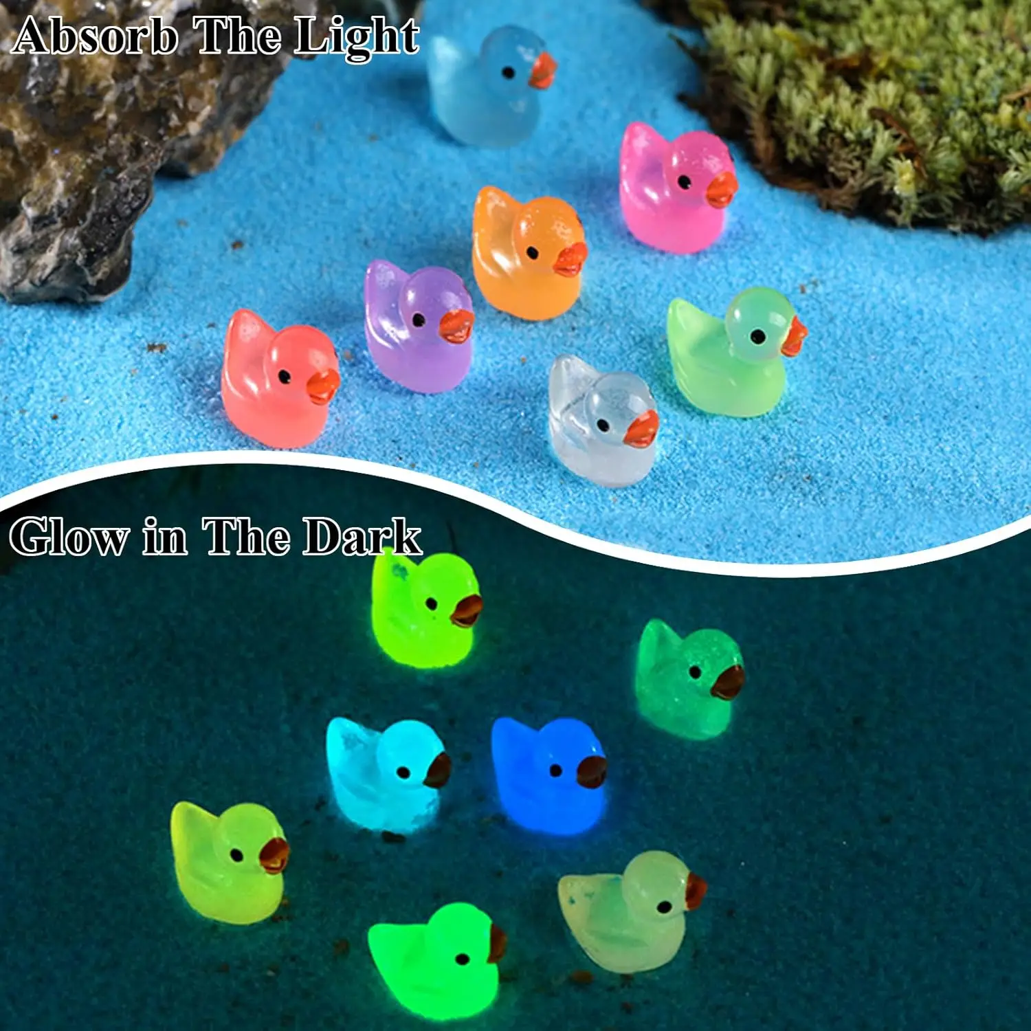 30/60/100PCS Glowing Mini Resi - Home Decor Under 100 avis et prix