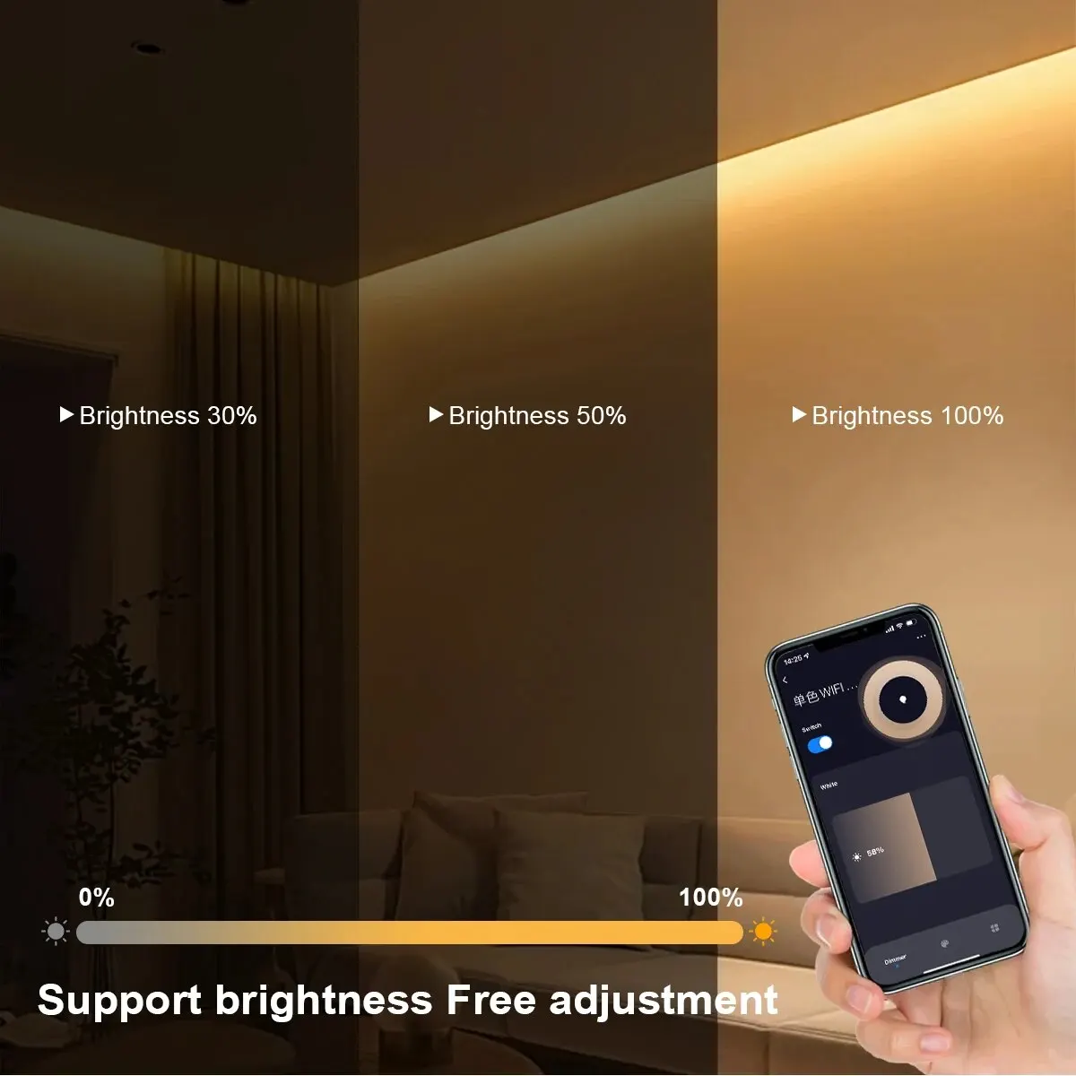 Tuya Smart COB LED Strip Light - Home Decor App Free avis et prix