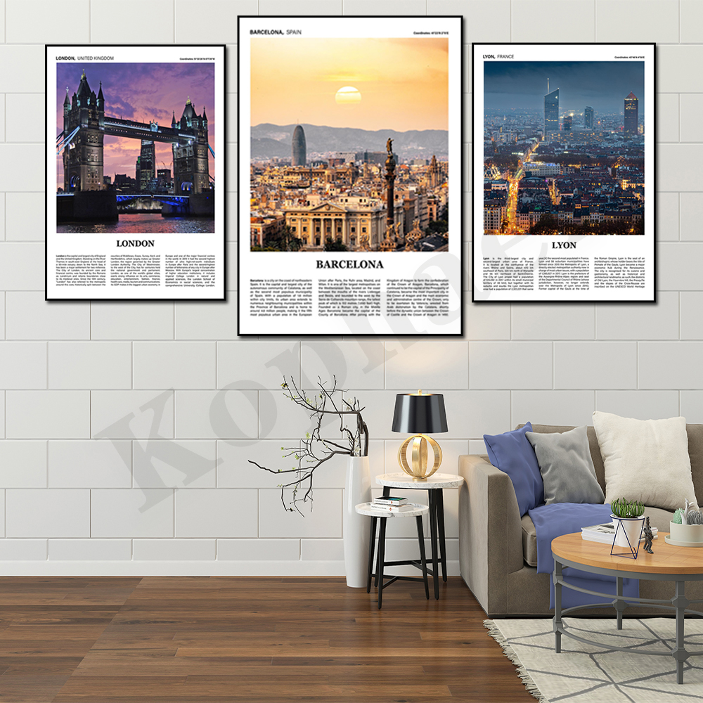 Copenhagen Barcelona London Zu - Home Decor Zurich avis et prix