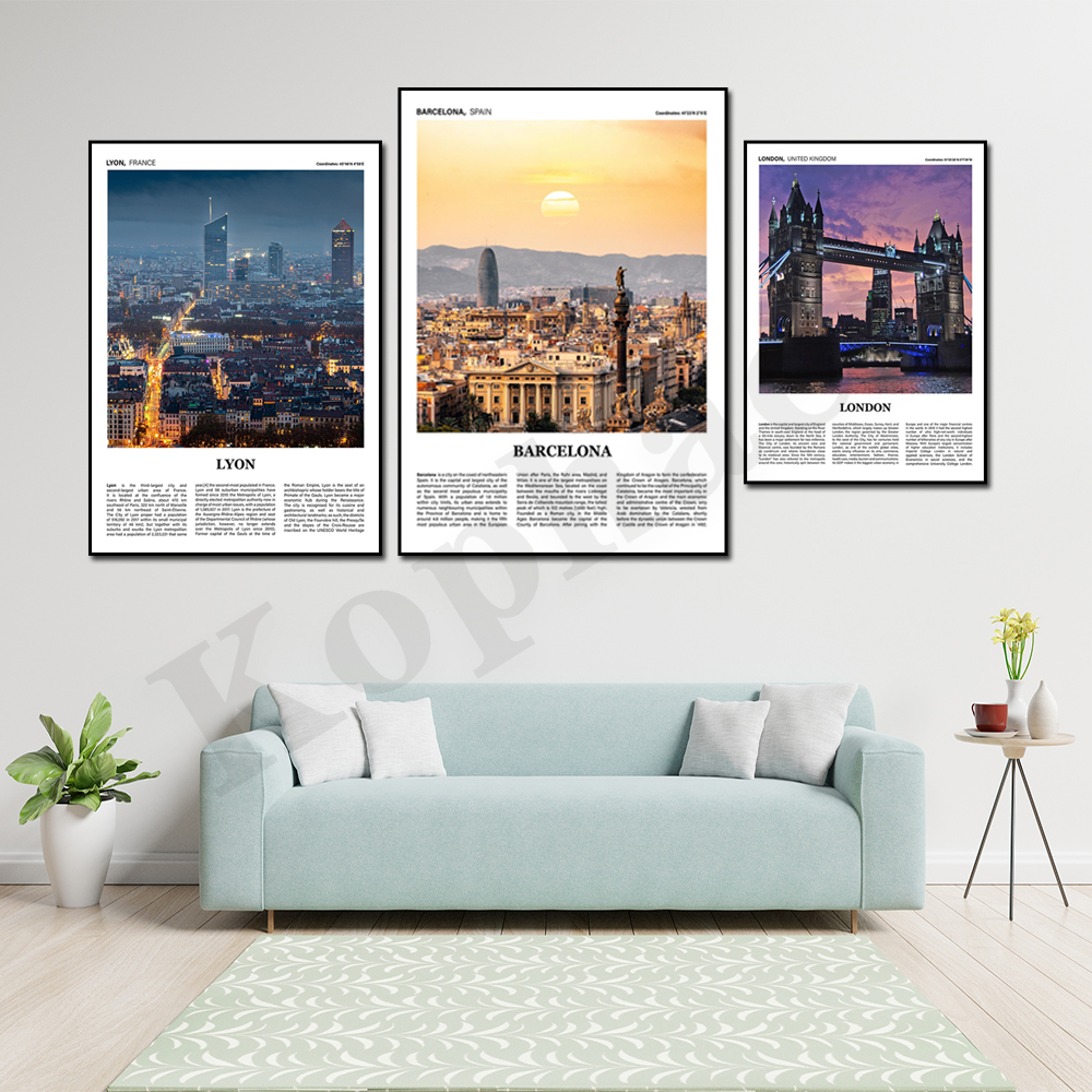 Copenhagen Barcelona London Zu - Home Decor Zurich avis et prix