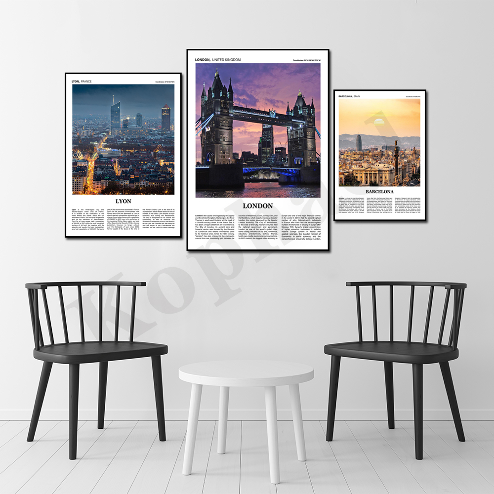 Copenhagen Barcelona London Zu - Home Decor Zurich avis et prix