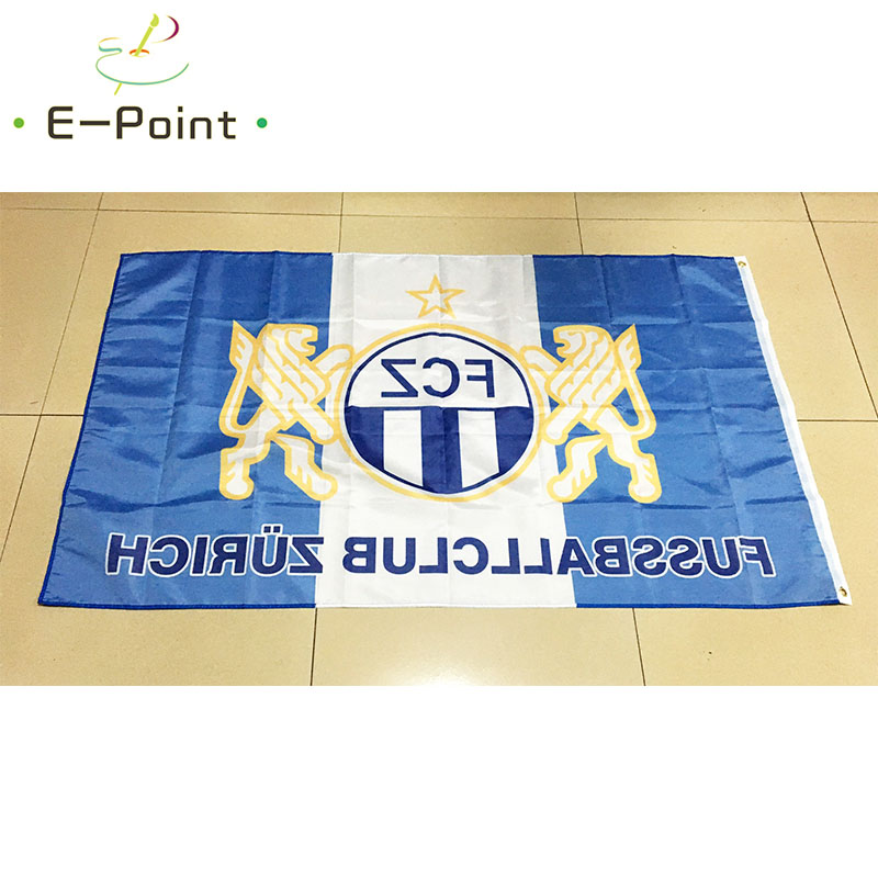 FC Zürich Flag 3ft*5ft (90*150 - Home Decor Zurich avis et prix