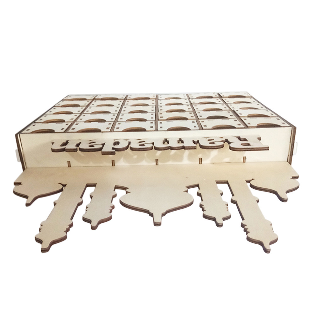 Eid Wooden Decoration Natural  - Home Decor Ramadan avis et prix