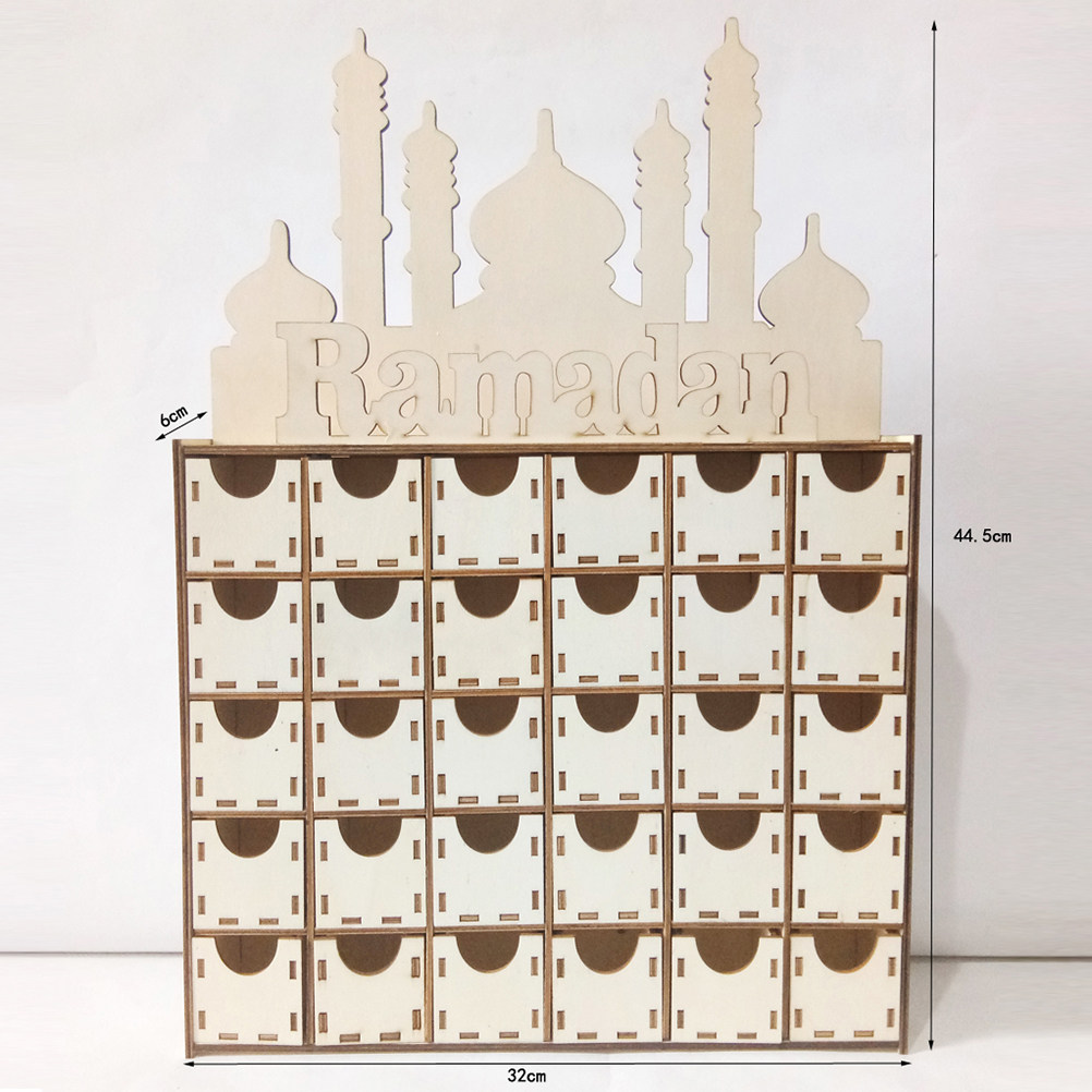 Eid Wooden Decoration Natural  - Home Decor Ramadan avis et prix