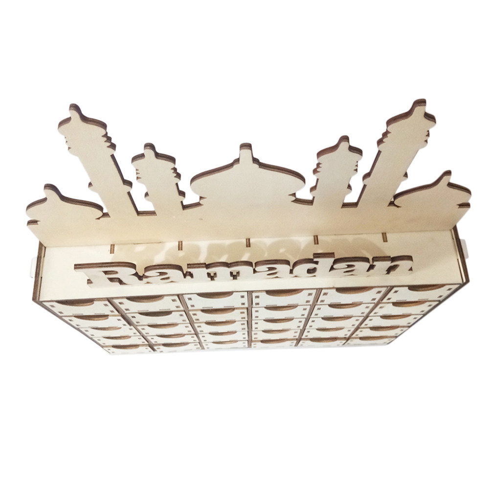 Eid Wooden Decoration Natural  - Home Decor Ramadan avis et prix