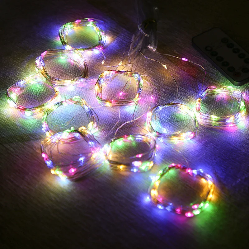 300/600 LED Battery-Operated F - String Curtain Light avis et prix