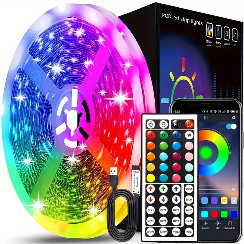RGB LED Strip Lights Music Syn - Home Decor App Free avis et prix