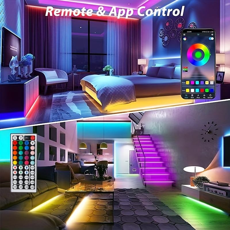 RGB LED Strip Lights Music Syn - Home Decor App Free avis et prix