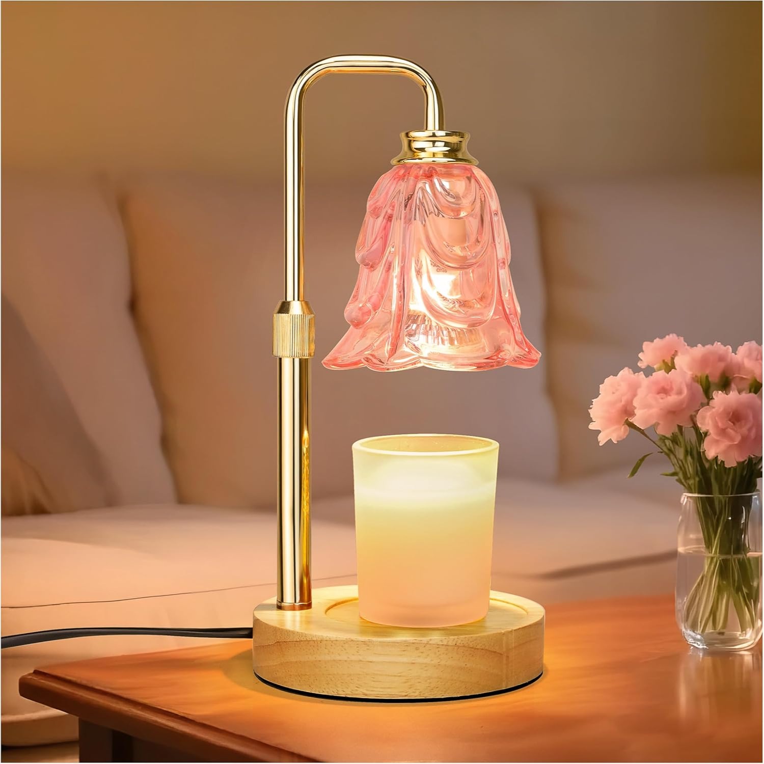 Pink Tulip Candle Warmer Lamp  - Home Decor Free Images avis et prix