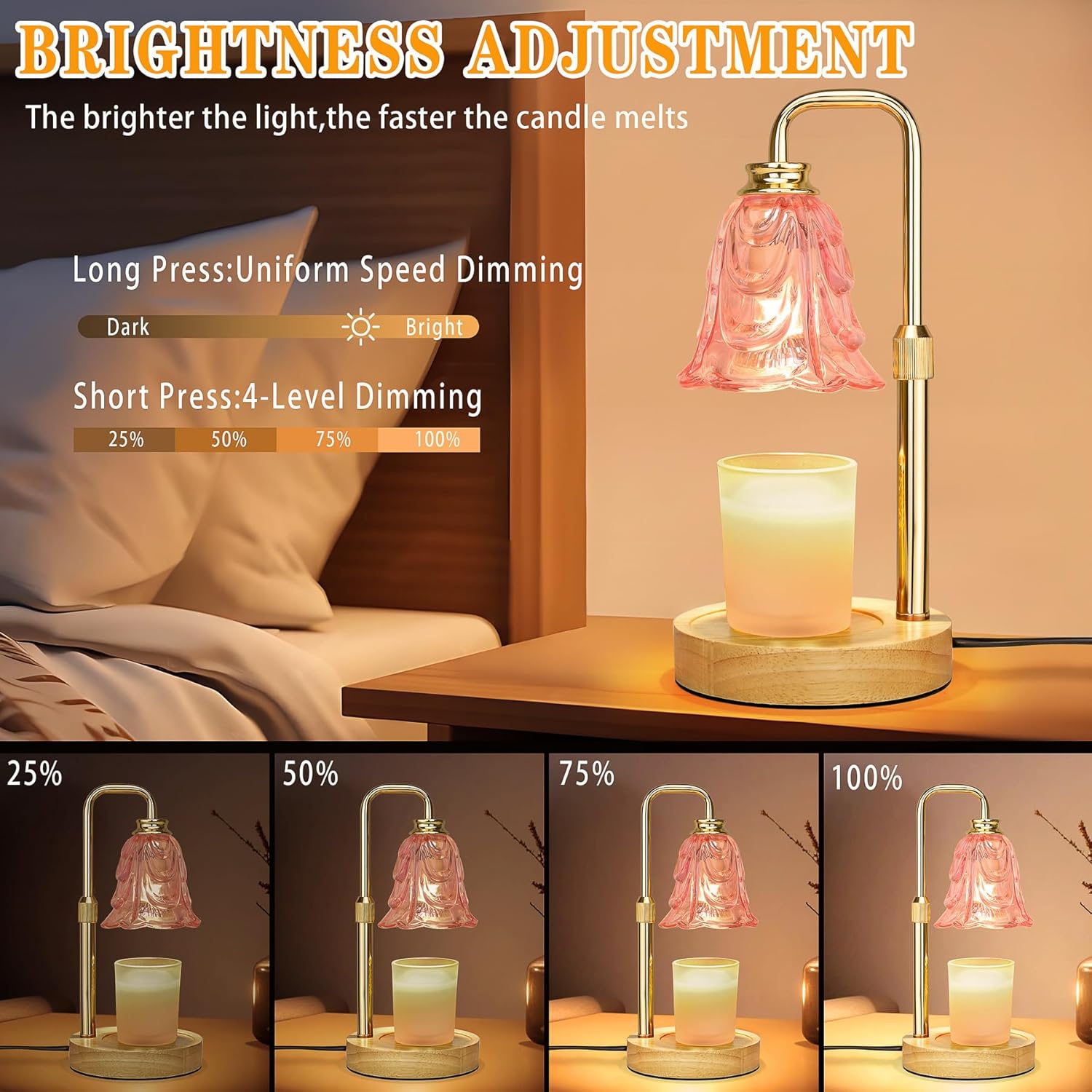 Pink Tulip Candle Warmer Lamp  - Home Decor Free Images avis et prix