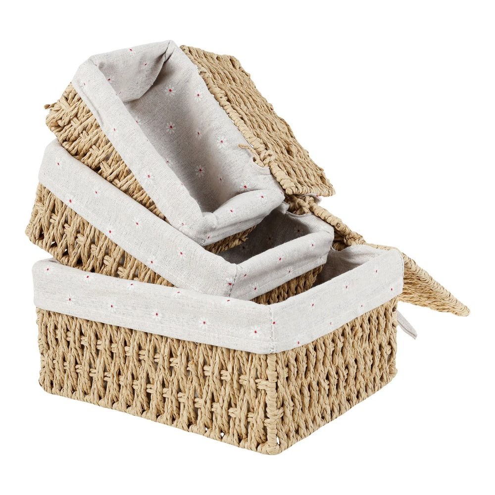 Rustic Hand Woven Wicker Stora - Home Decor Hampers avis et prix