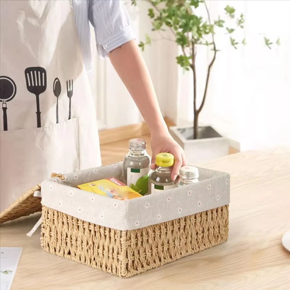 Rustic Hand Woven Wicker Stora - Home Decor Hampers avis et prix
