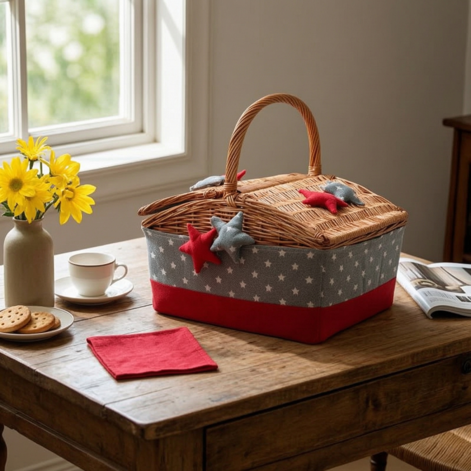 Handwoven Hamper with Handle D - Home Decor Hampers avis et prix