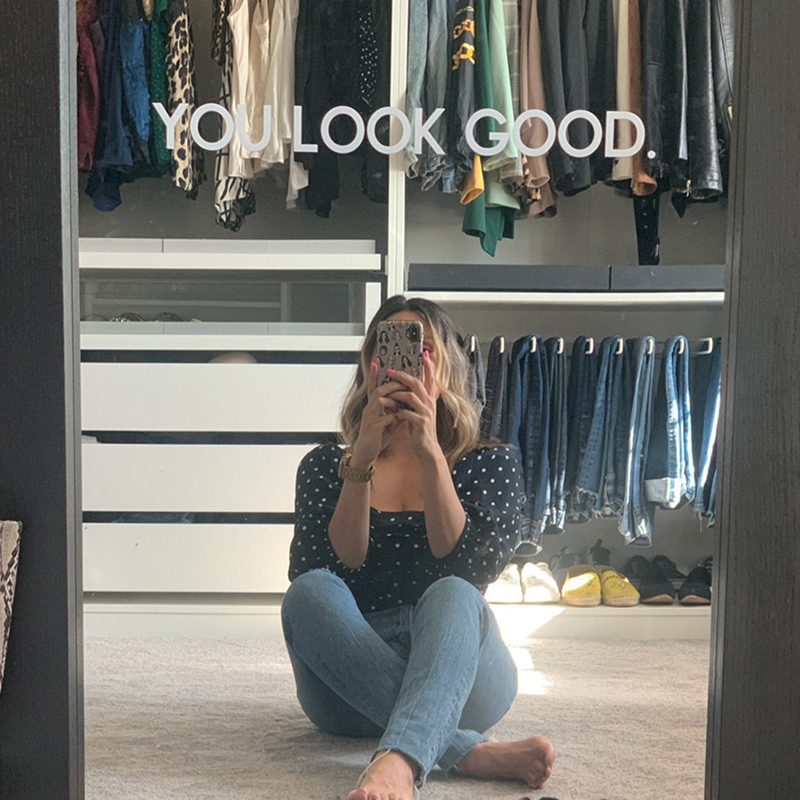 You Look Good Mirror Wall Stic - Home Decor Vinyl Flooring avis et prix